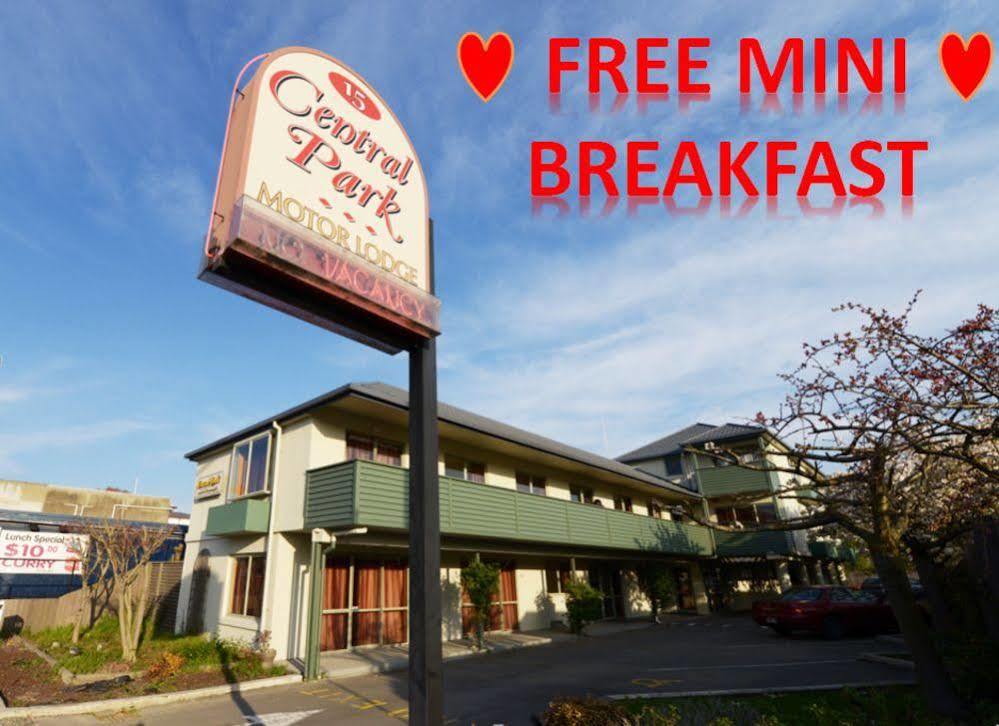Central Park Motor Lodge Christchurch Buitenkant foto